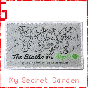 The Beatles - On Apple Black on White Official Standard Patch ***READY TO SHIP from Hong Kong***